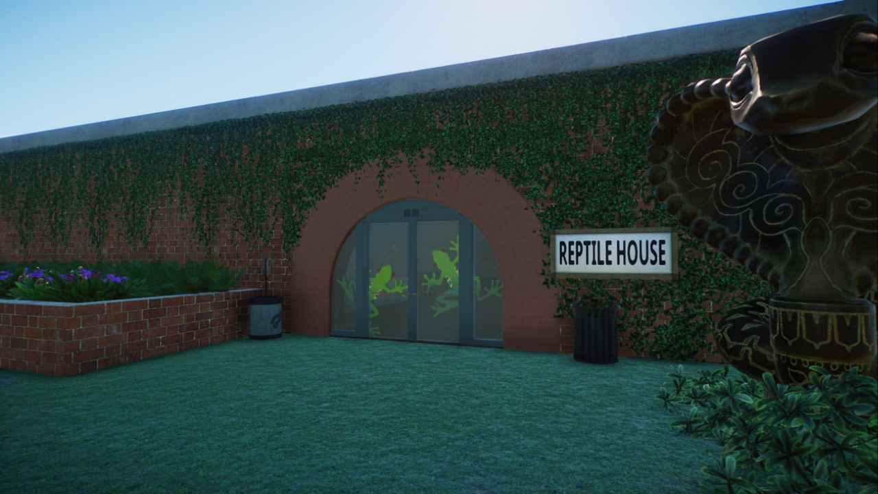 Reptile House and Nile Monitor Habitat