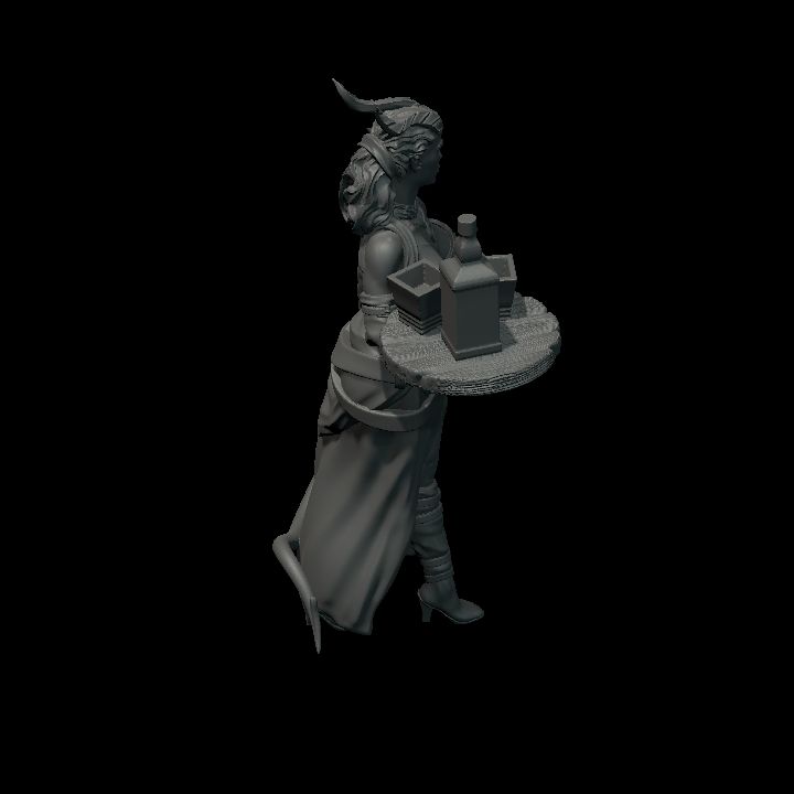 Tiefling Barmaid