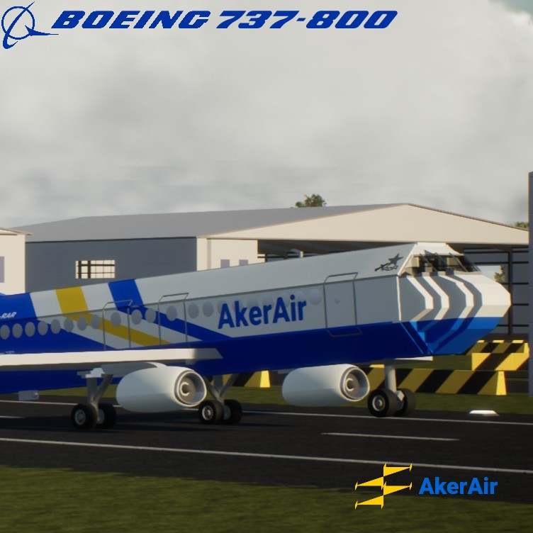 Softbody AIR LINER 737-800 AkerAir
