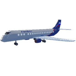 Softbody AIR LINER Sukhoi SuperJet-100 Aeroflot