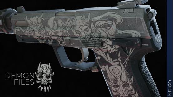 USP-S | Demon files | Indigo