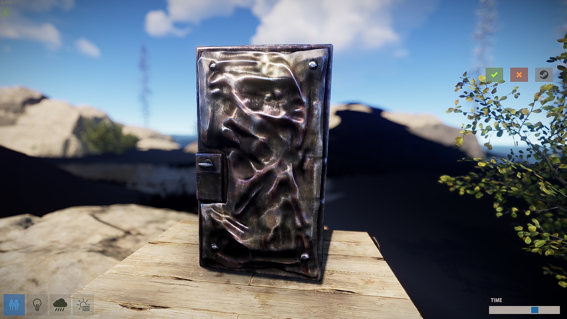 Melted Blast Door