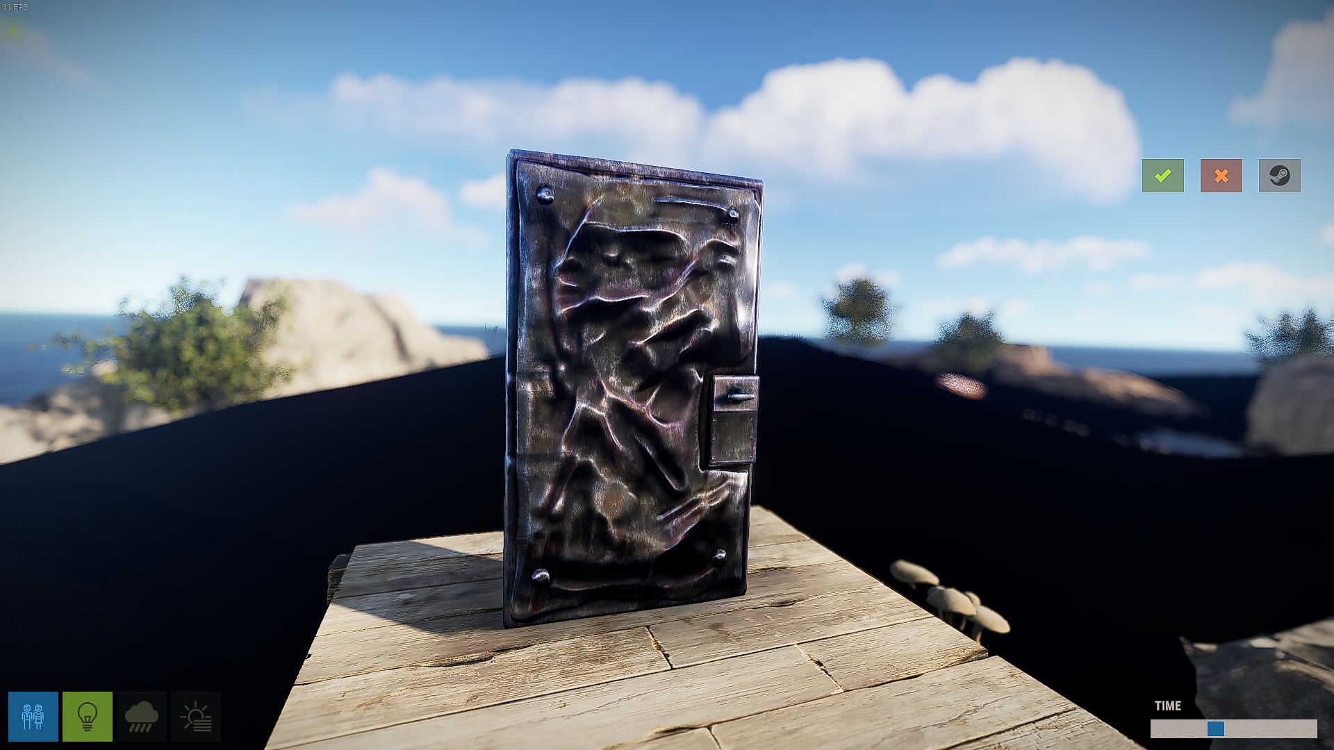 Melted Blast Door
