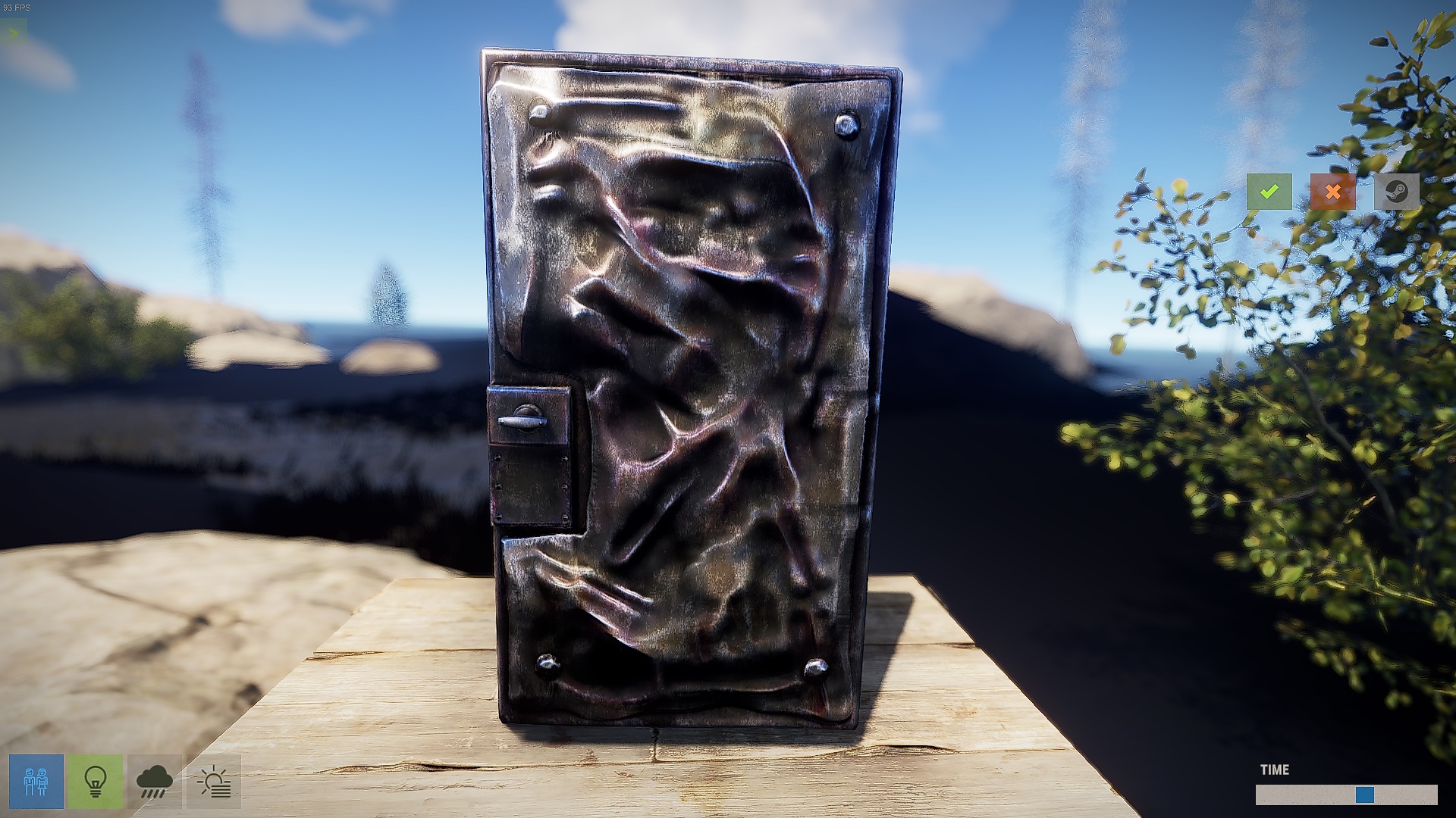 Melted Blast Door
