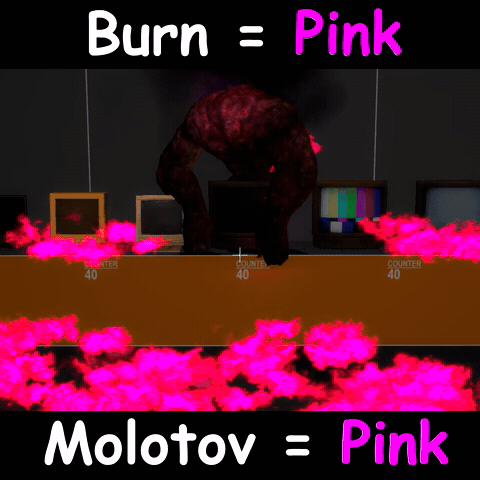 [FX][Fire] Pink Burn + Pink Molotov (Small)