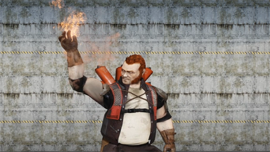 Pyro Flaming Glove Taunt