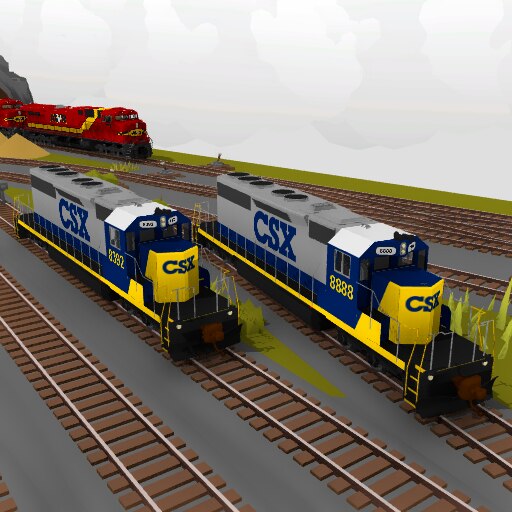 Steam Workshop::CSX SD40-2 Pair - 8392 and 8888 (YN2)