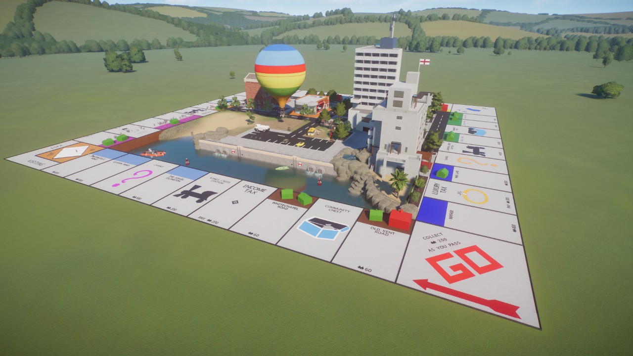 Monopoly Board Habitat by Adamup