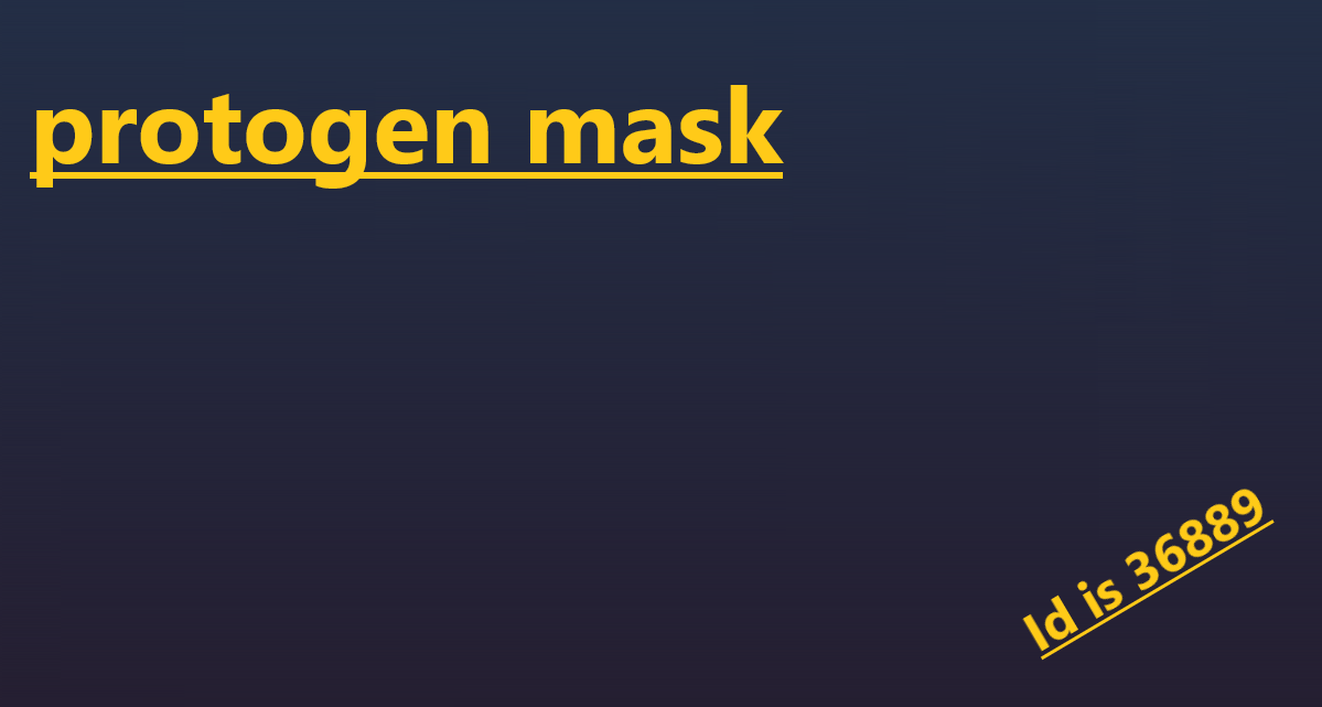 protogen mask – Unturned Mod