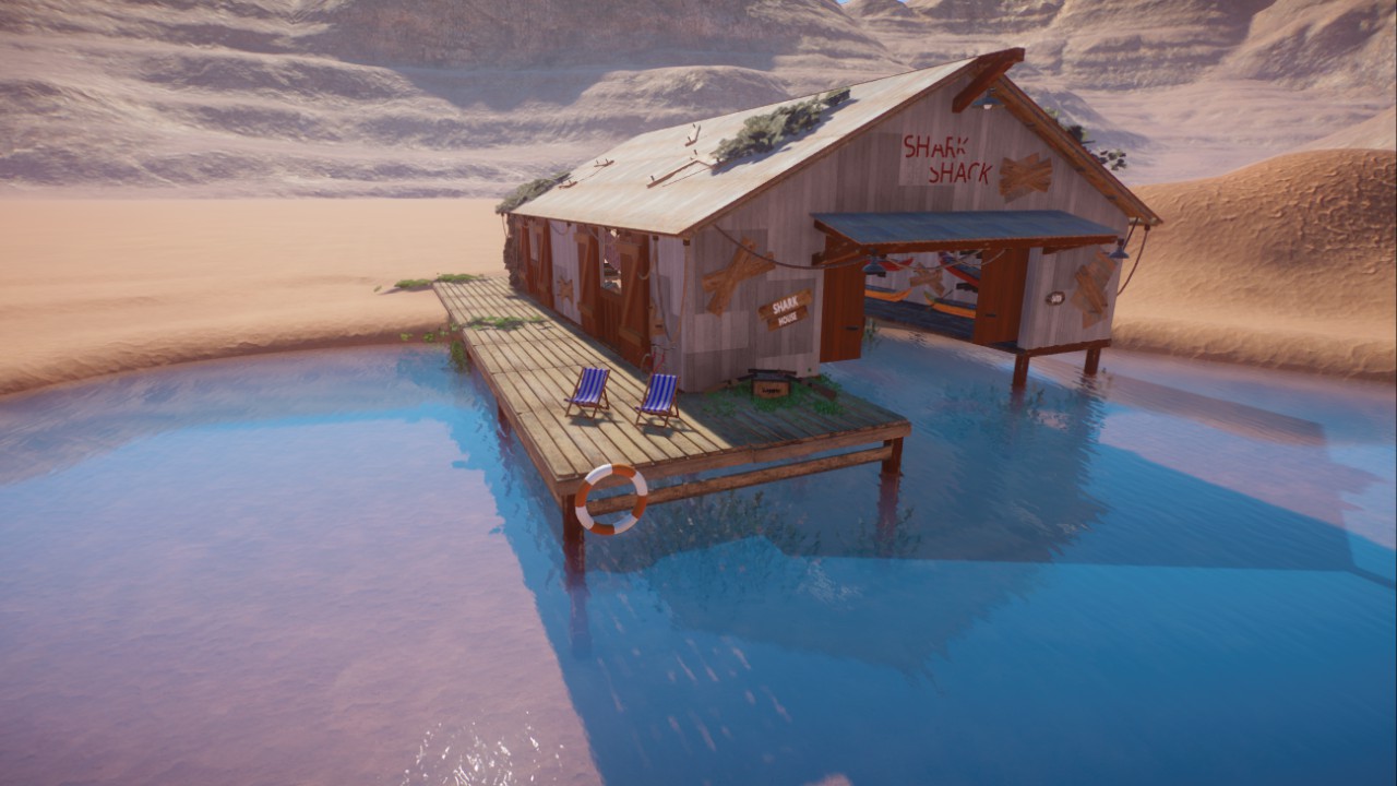 Water Jetti Boat House - Shark Shack by Adamup