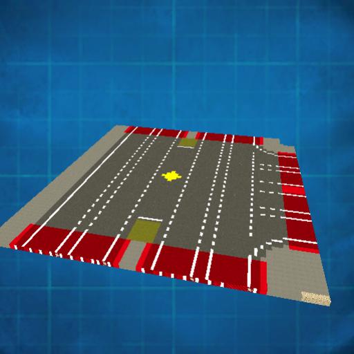 Two jet road junction T city