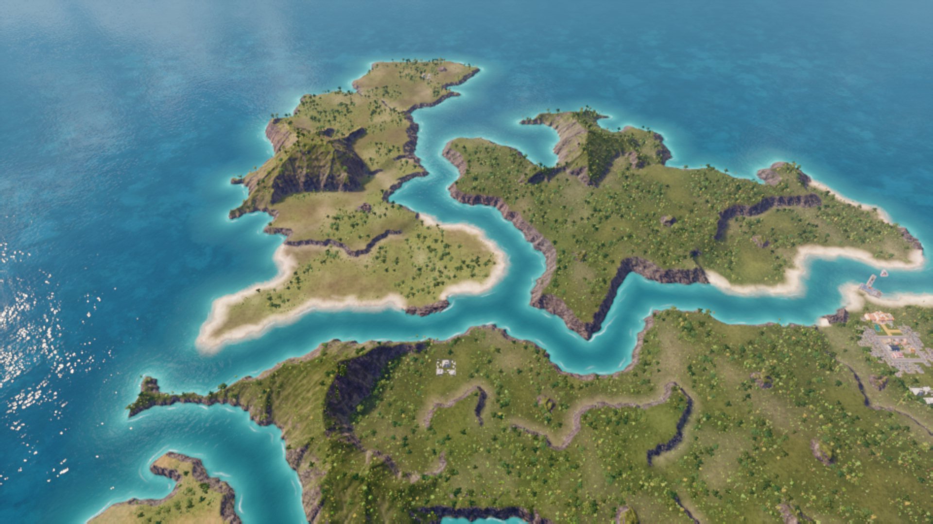 Rich abundant land mass