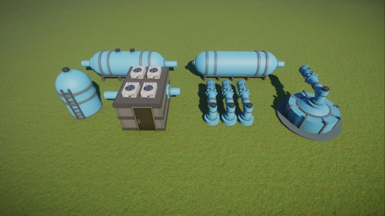 Modular water treatment set