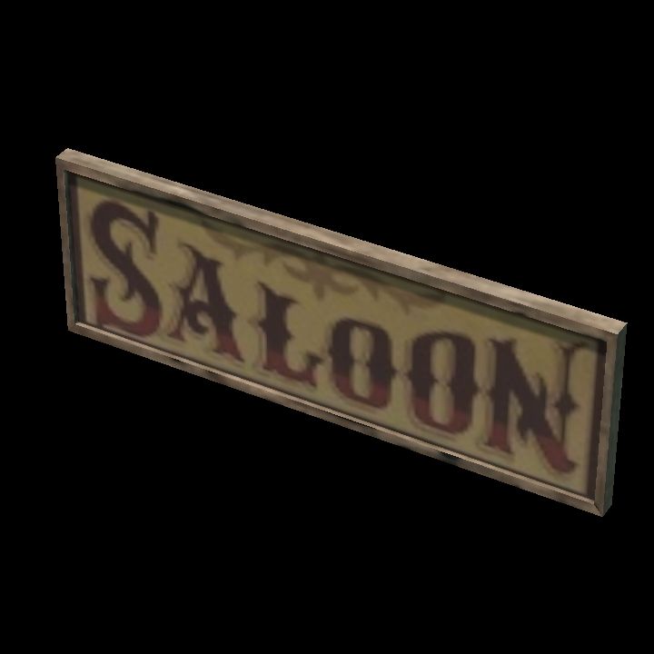 Saloon sign