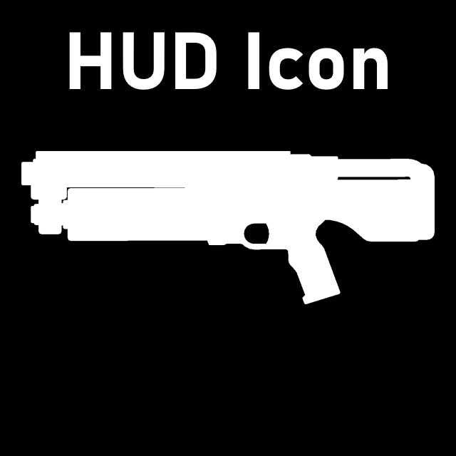 Team Fortress 2 X Deus Ex HR - Widowmaker HUD Icon (Spas Shotgun)
