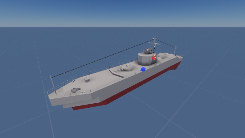 Soviet Armored Gun Boat Pr 1124