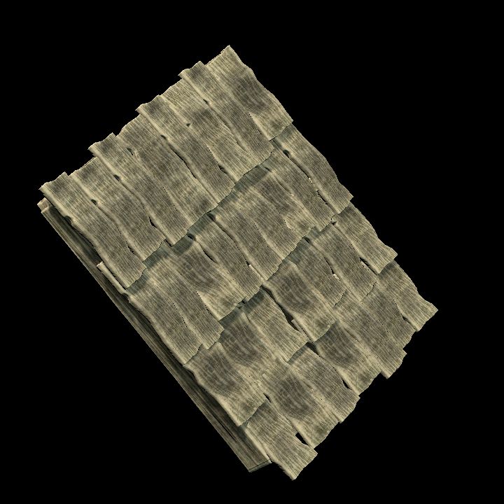 wooden roof 2 - tilted