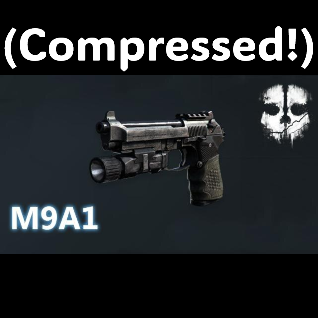 COD:GHOSTS M9A1(Pistols) (Compressed Edition)