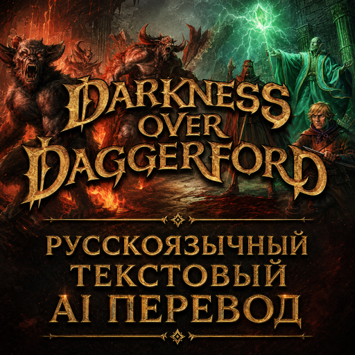 AI Russian Text Darkness over Daggerford