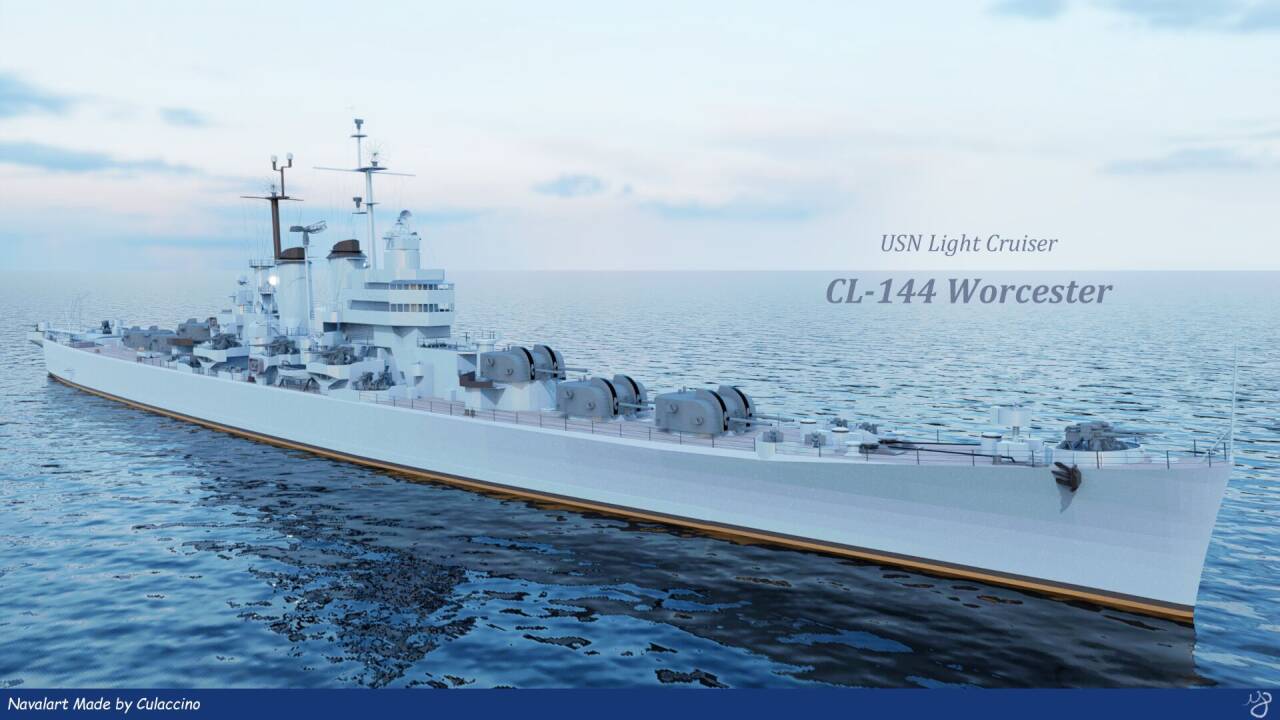 USN CL Worcester