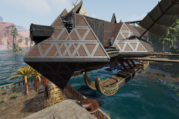 小型传送炮艇 – Soulmask Mod