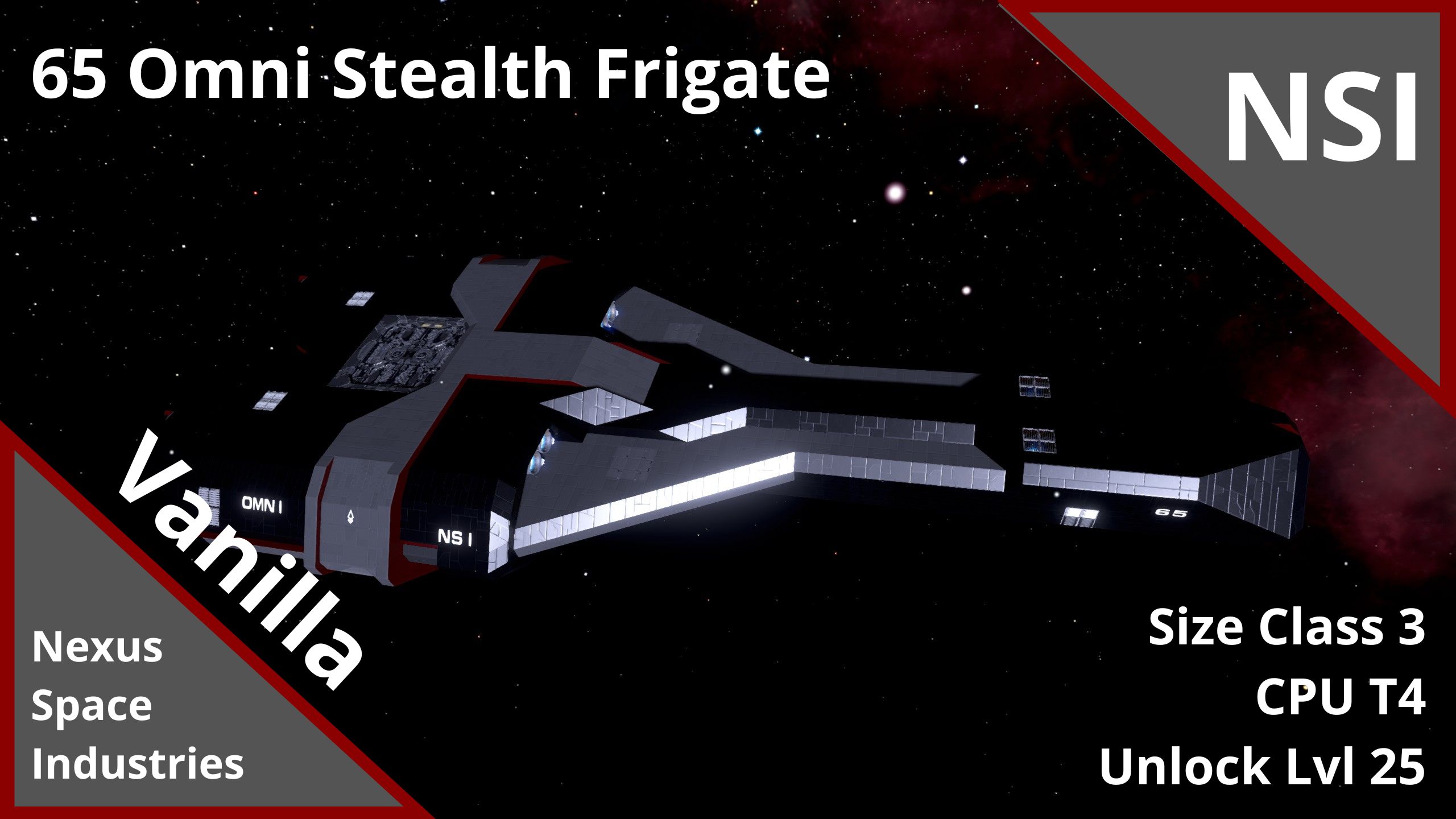 65 Omni Stealth Frigate (Vanilla)