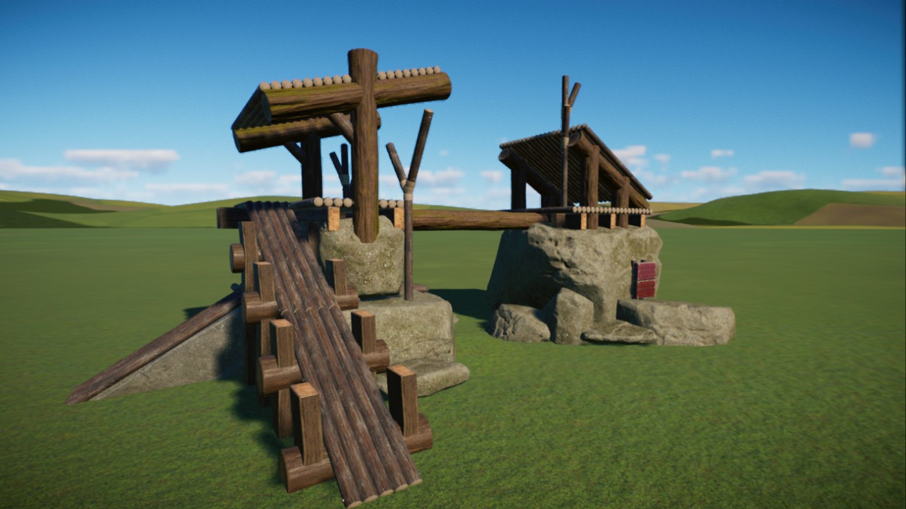 animal platforms and house