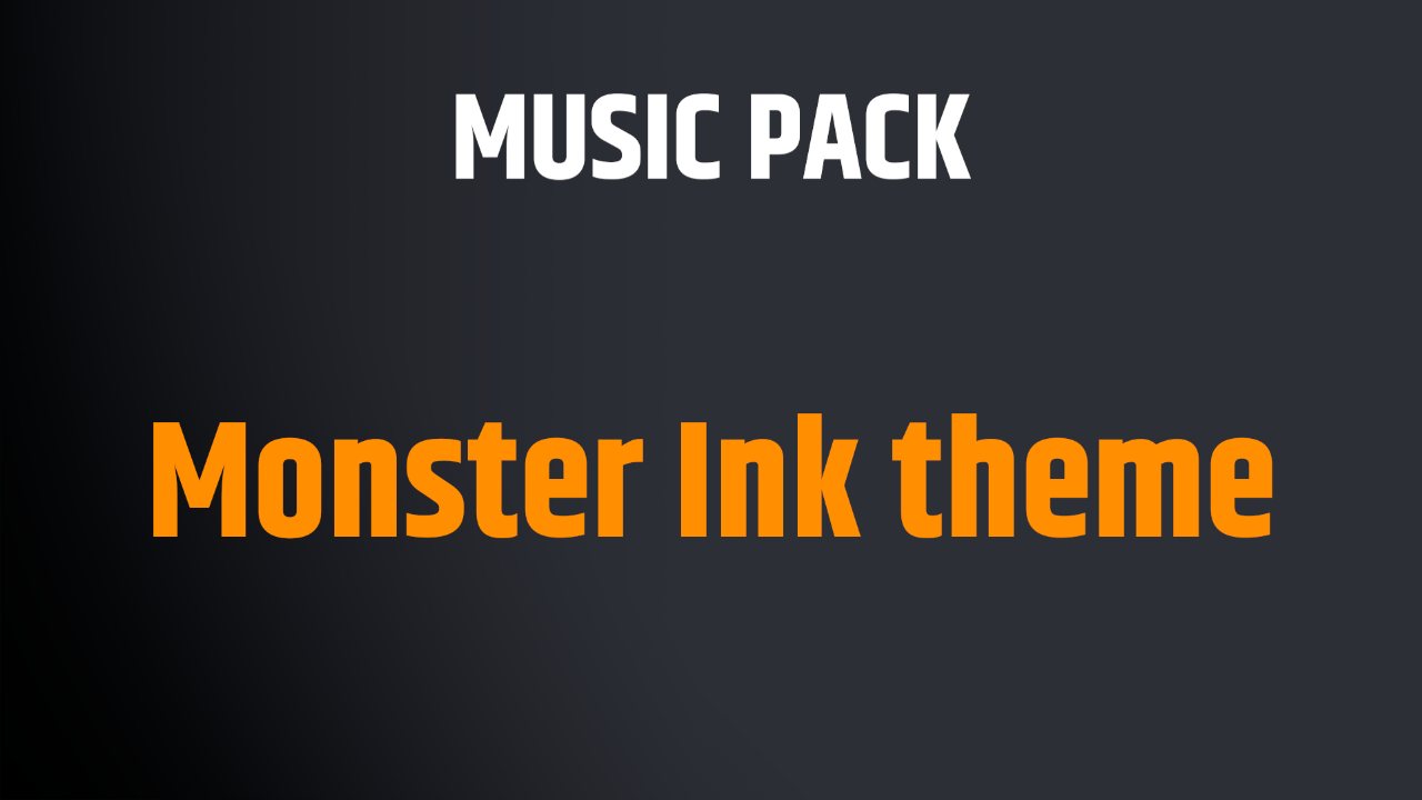 Monster Ink theme