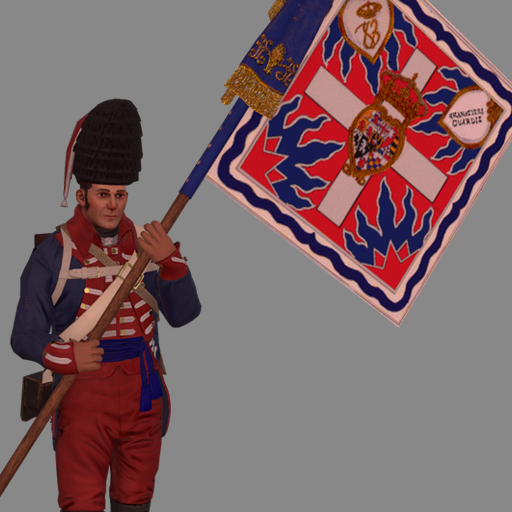 Sardinian Grenadier Flag Bearer