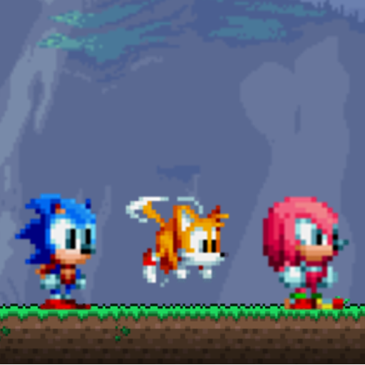 Mini Sonic, tails and knuckles