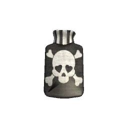 Hot Water Bottle- Skull