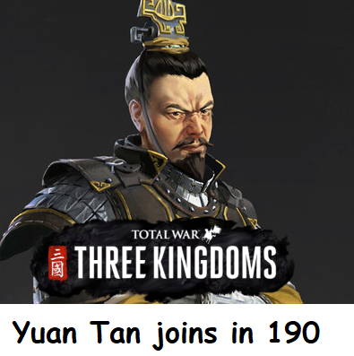 Yuan Tan joins player's faction in 190