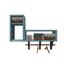 Laundry Shelf- Blue