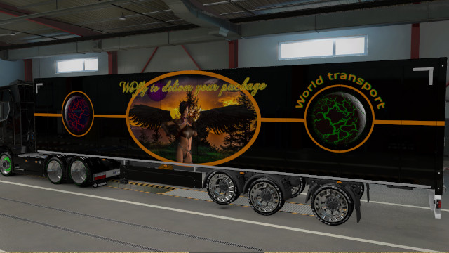 High Quality Skin for scs box trailer - ETS2 - Single player