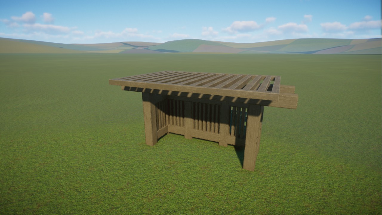 Vending Machine or Bench Sun Shade