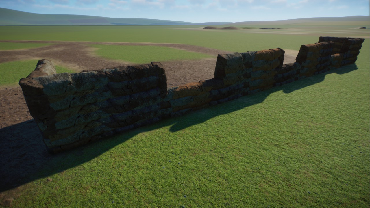 Mix Stone Rock Wall