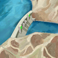 Azure Dam with no repair