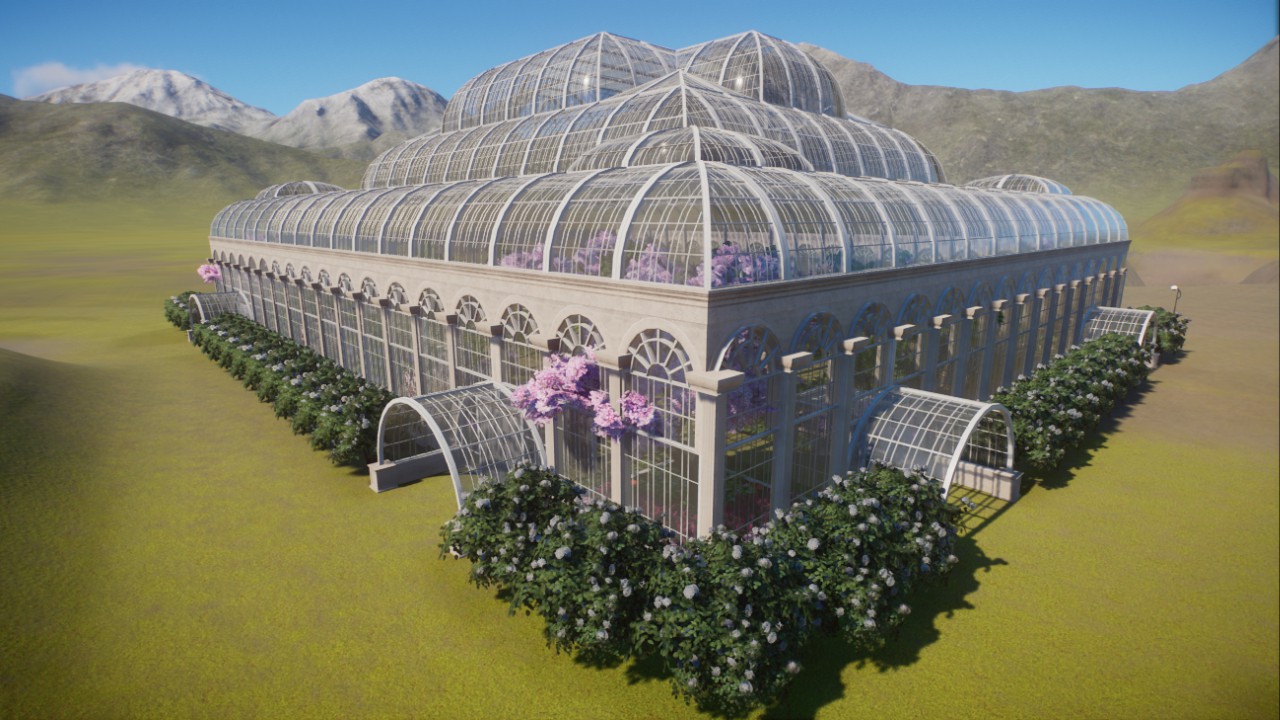 Large butterfly garden dome preview
