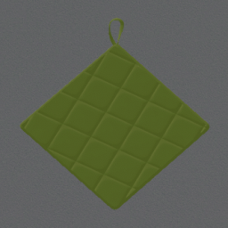 Green Potholder - Bright