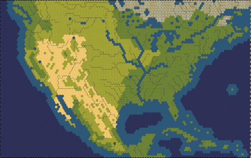 Large North America Map