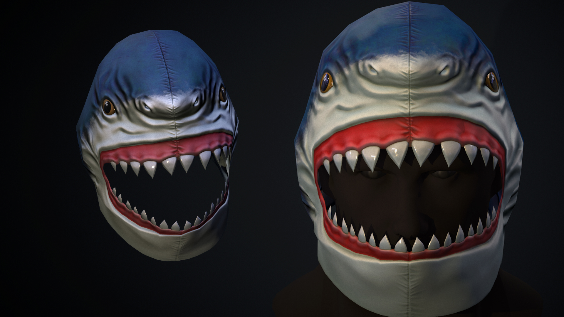 Shark Headwrap