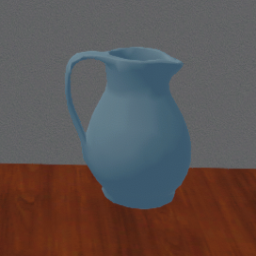 Icy Blue Water Pitcher