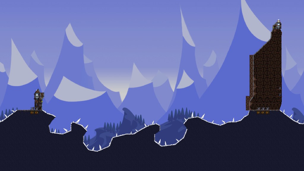 Tiny fort VS Mega tower