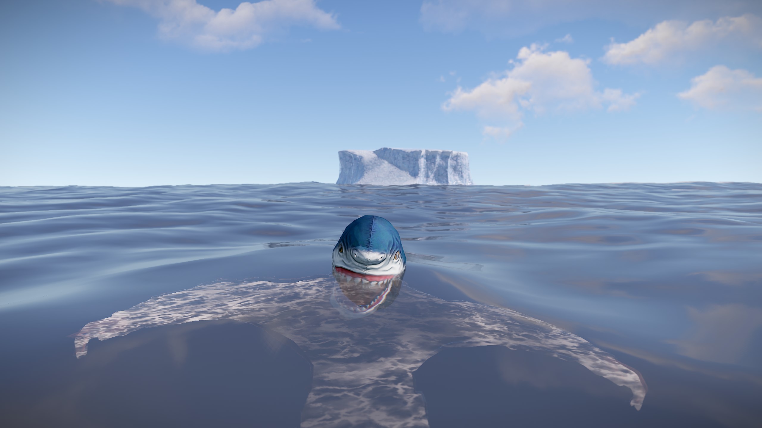 Shark Headwrap