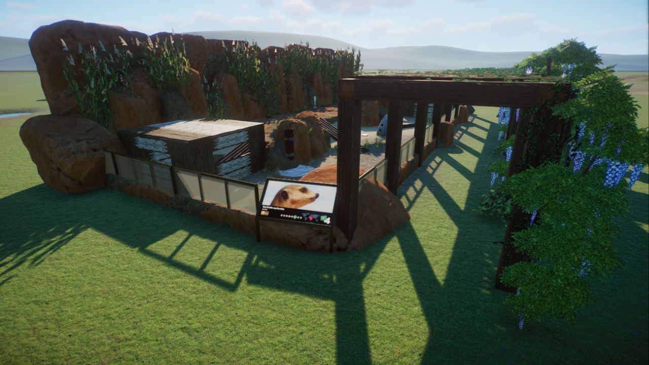 Meerkat Prairie Dog Habitat from Houston Zoo Recreation (Prairie Dogs)