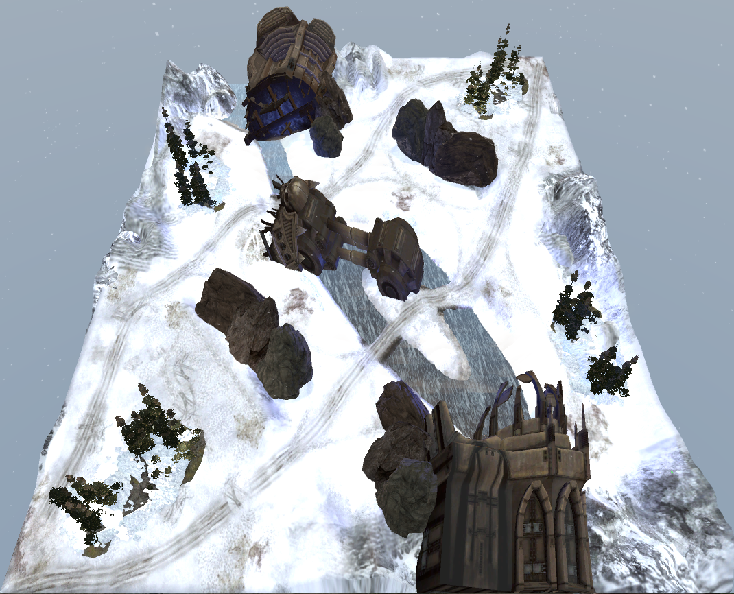 Titan Wreckage - Strike Force -  FTC 40k Map Base 9th - v2.34