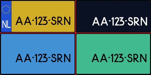 Dutch License plates