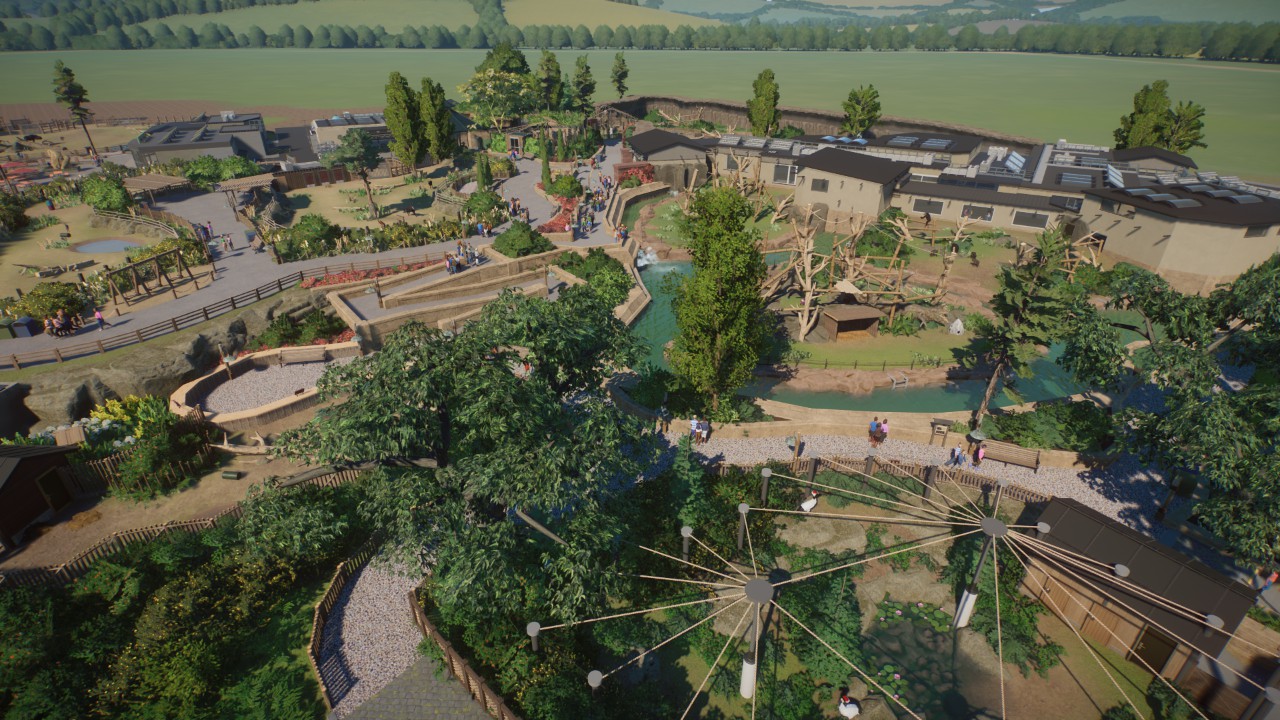 Greenfield zoo, WIP Update 5, African Forest Phase 2