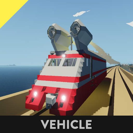 Very experimental high-speed jet-powered locomotive