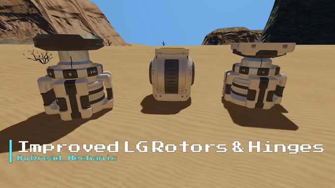 DM Improved LG Rotors & Hinges preview